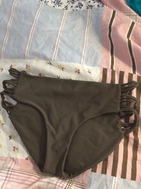 Mikoh Other - Mikoh Olive Green Strappy Side Bikini Bottom